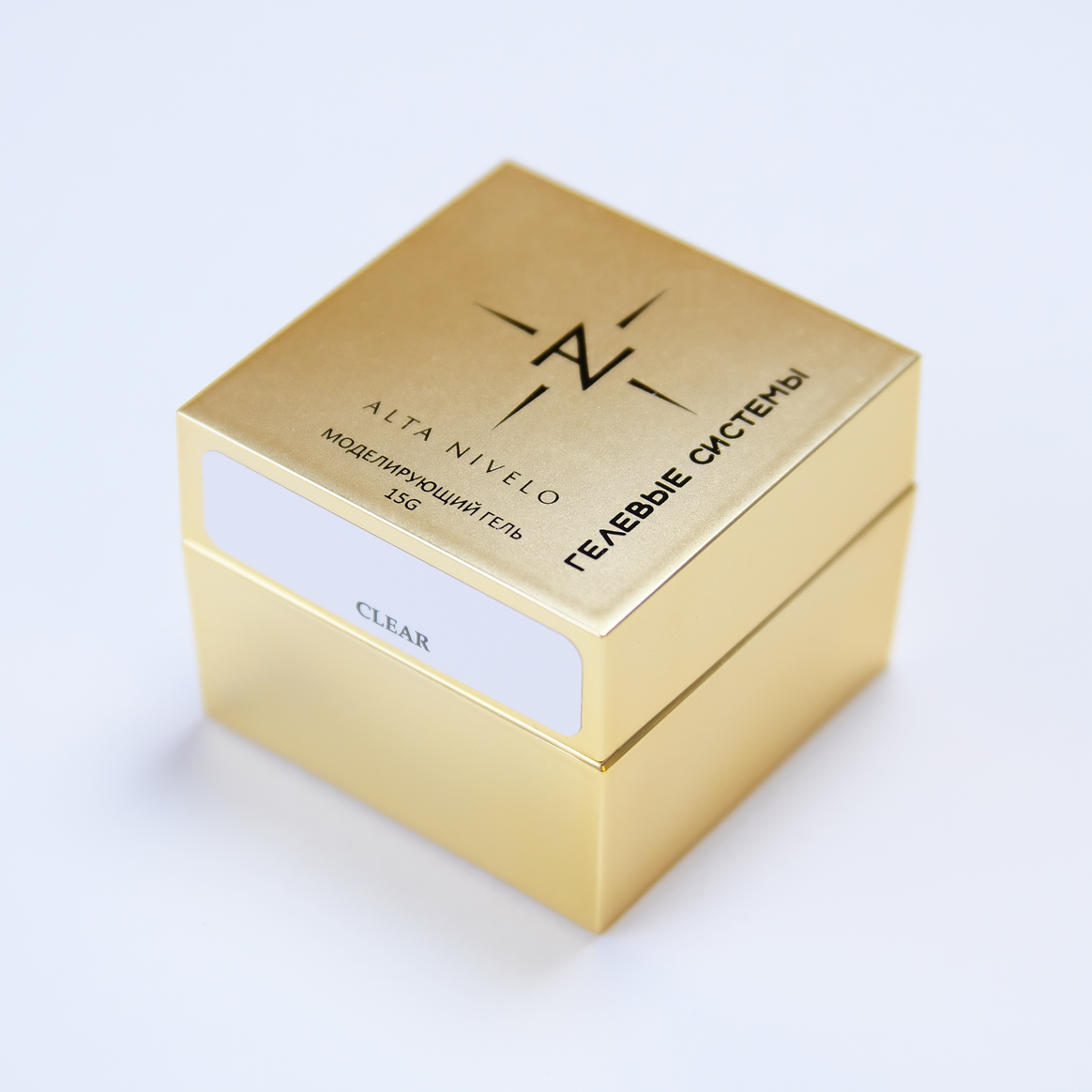 Alta Nivelo Гель для моделирования средне-жидкой вязкости CLEAR 15г-img-0