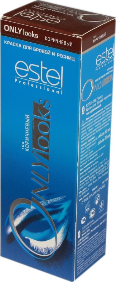ESTEL "Only Looks" Краска для бровей и ресниц Коричневый-img-0