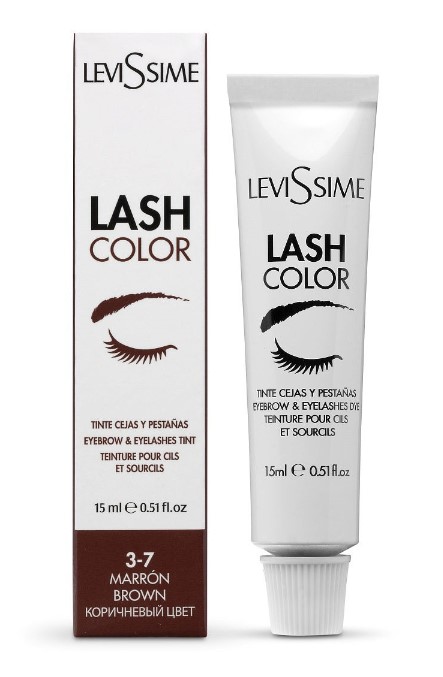 LEVISSIME Краска для бровей и ресниц 3-7 коричневый-img-0