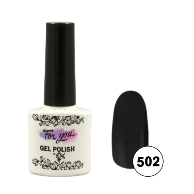 Гель- лак FOR YOU № 502 черный-img-0