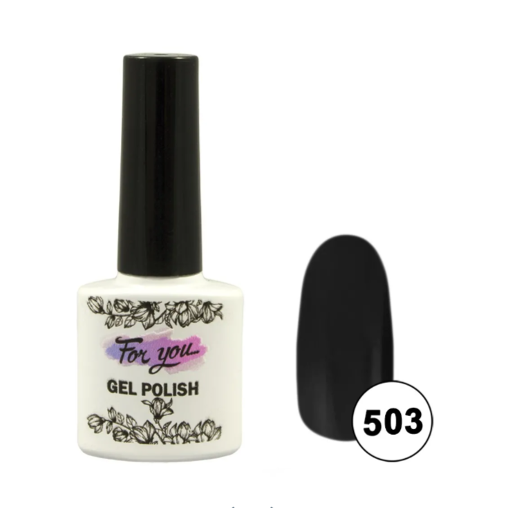 Гель-лак FOR YOU № 503 Extra Black-img-0
