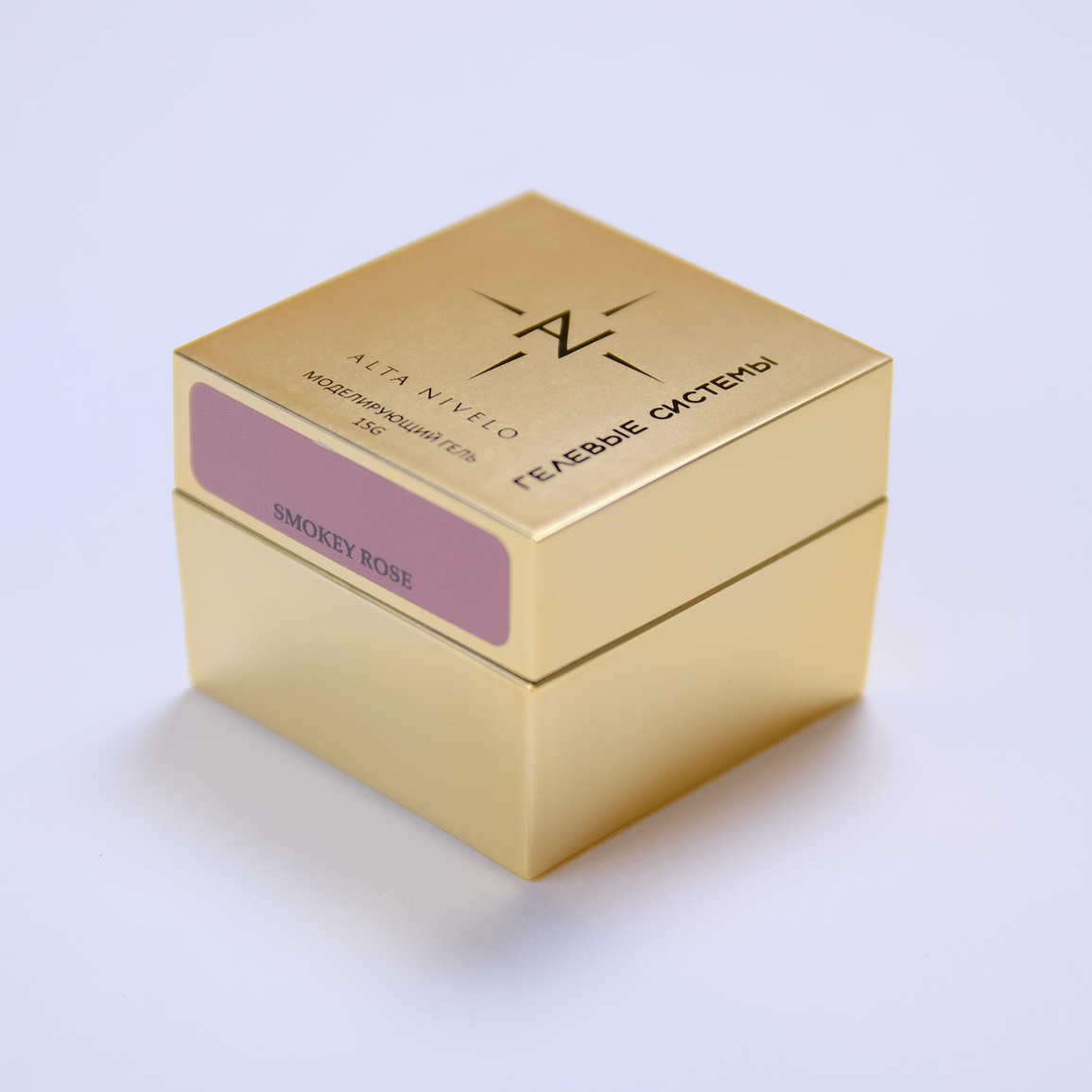 Alta Nivelo Гель для моделирования средне-жидкой вязкости SMOKEY ROSE 15г-img-0