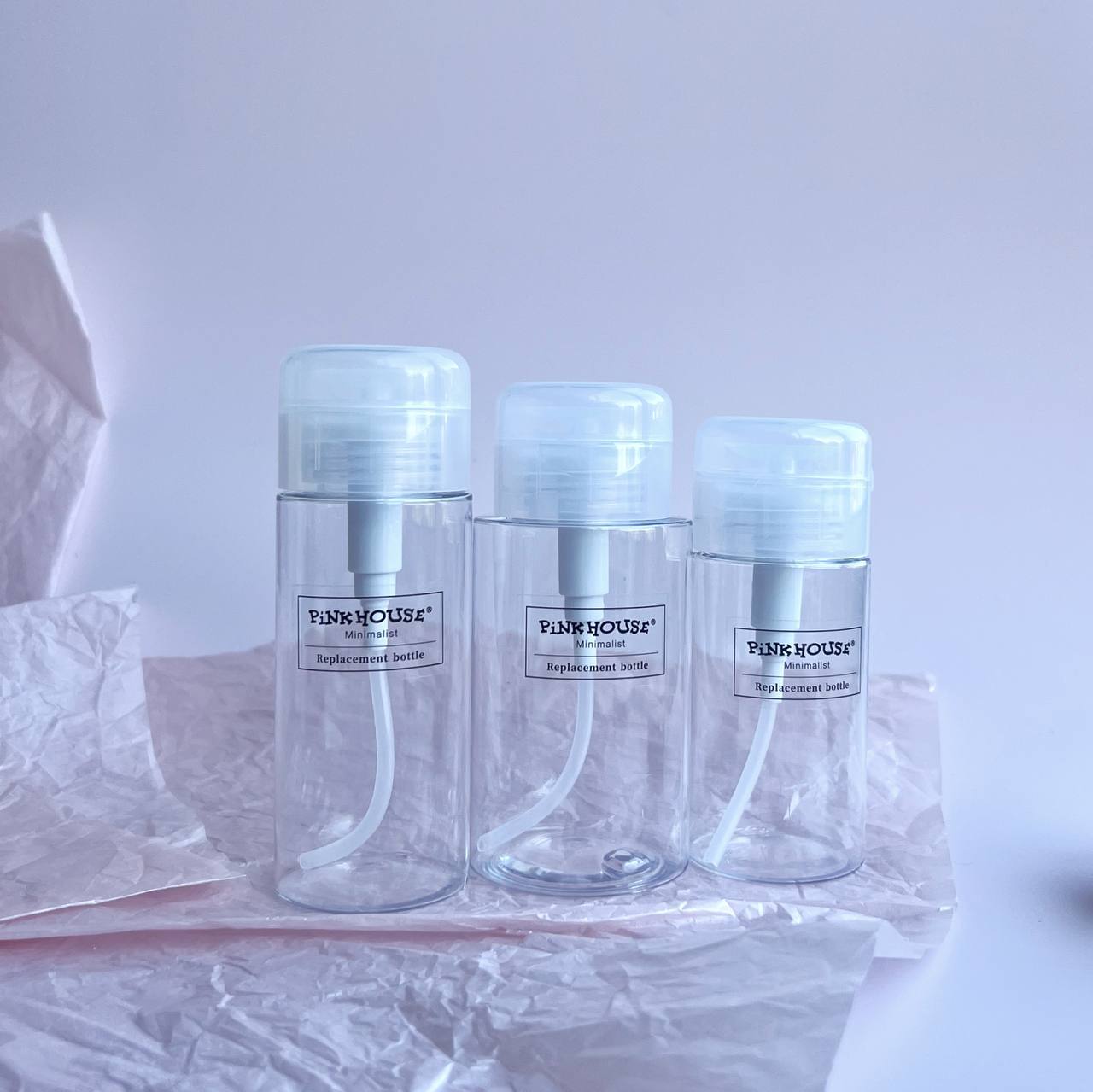 "дозатор с помпой минималист премиум 150 мл pink house-img-2