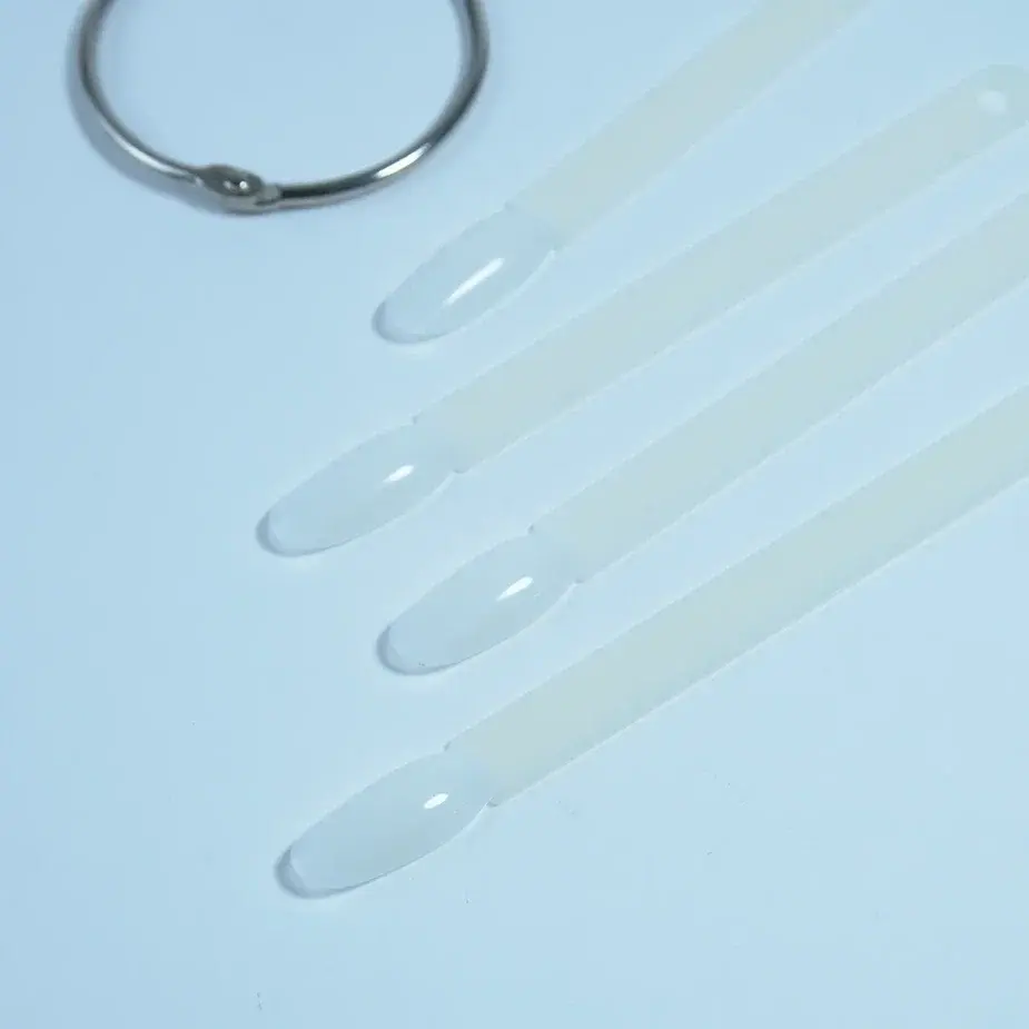 Палитра-веер на кольце "овал" молочная-img-2