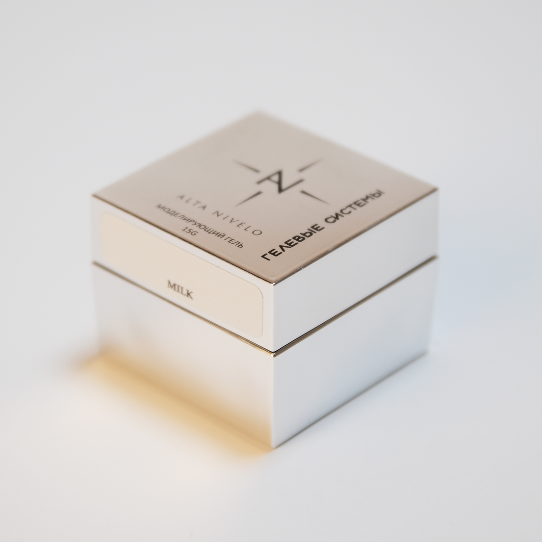 Alta Nivelo Гель для моделирования густой вязкости MILK 15г-img-0