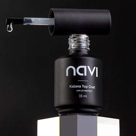 NAVI Топ для ногтей Katana c UV- фильтром 15 мл-img-0