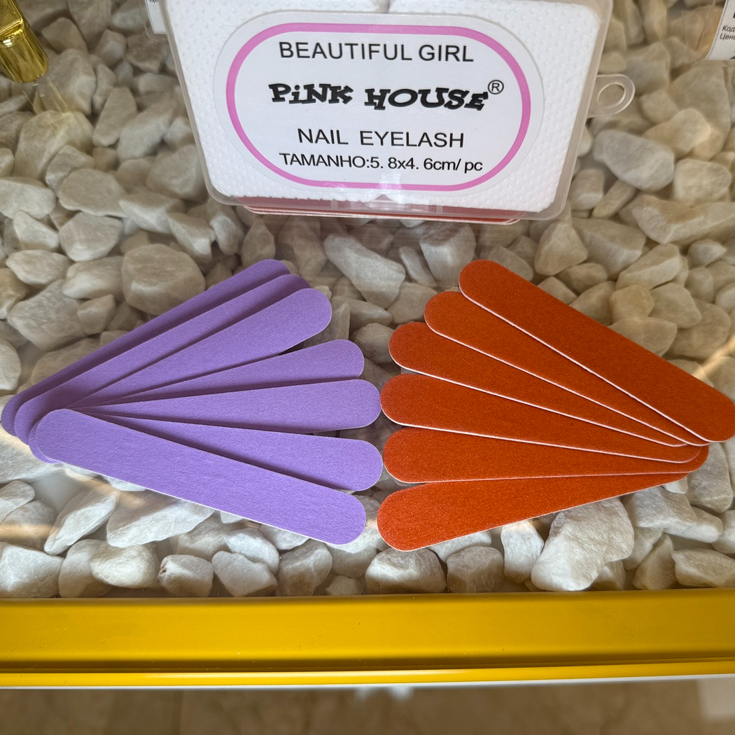 Мини пилка для натуральных ногтей Pink House-img-0