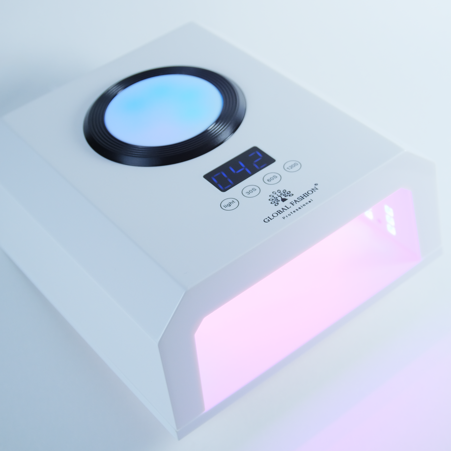 Global Fashion GF D-04 LED лампа с розовыми диодами и внешней подсветкой 368 W белая-img-0