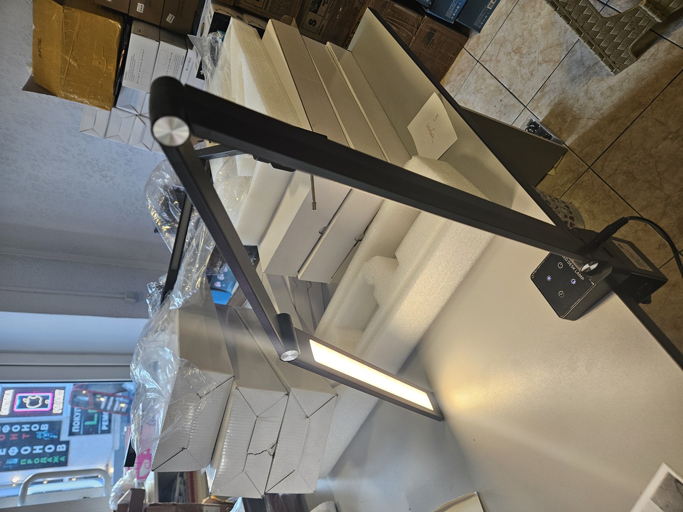 Global Fashion SM-609A лампа настольная черная loft со струбциной-img-0