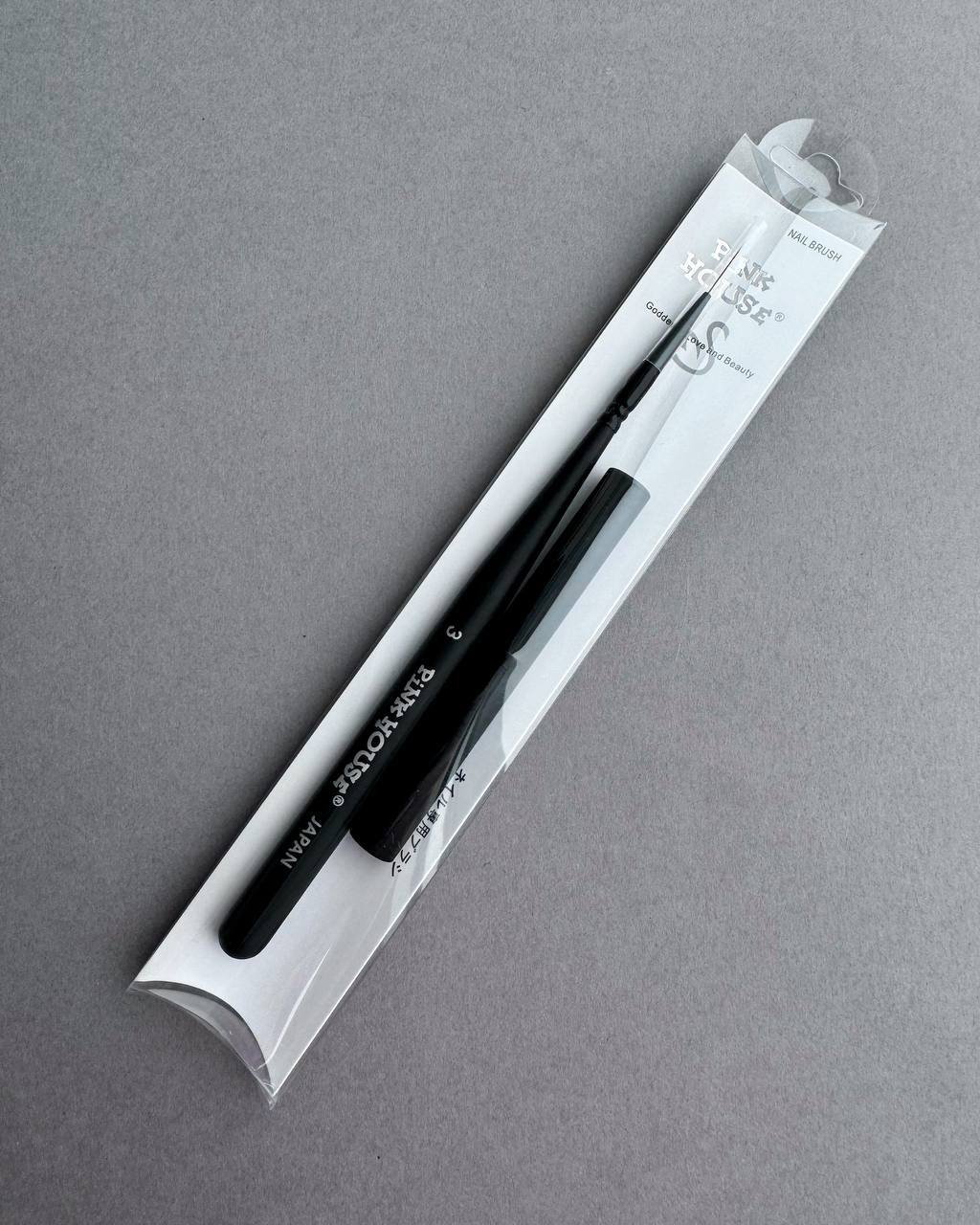 кисть Japan тонкая 3 pink house-img-0