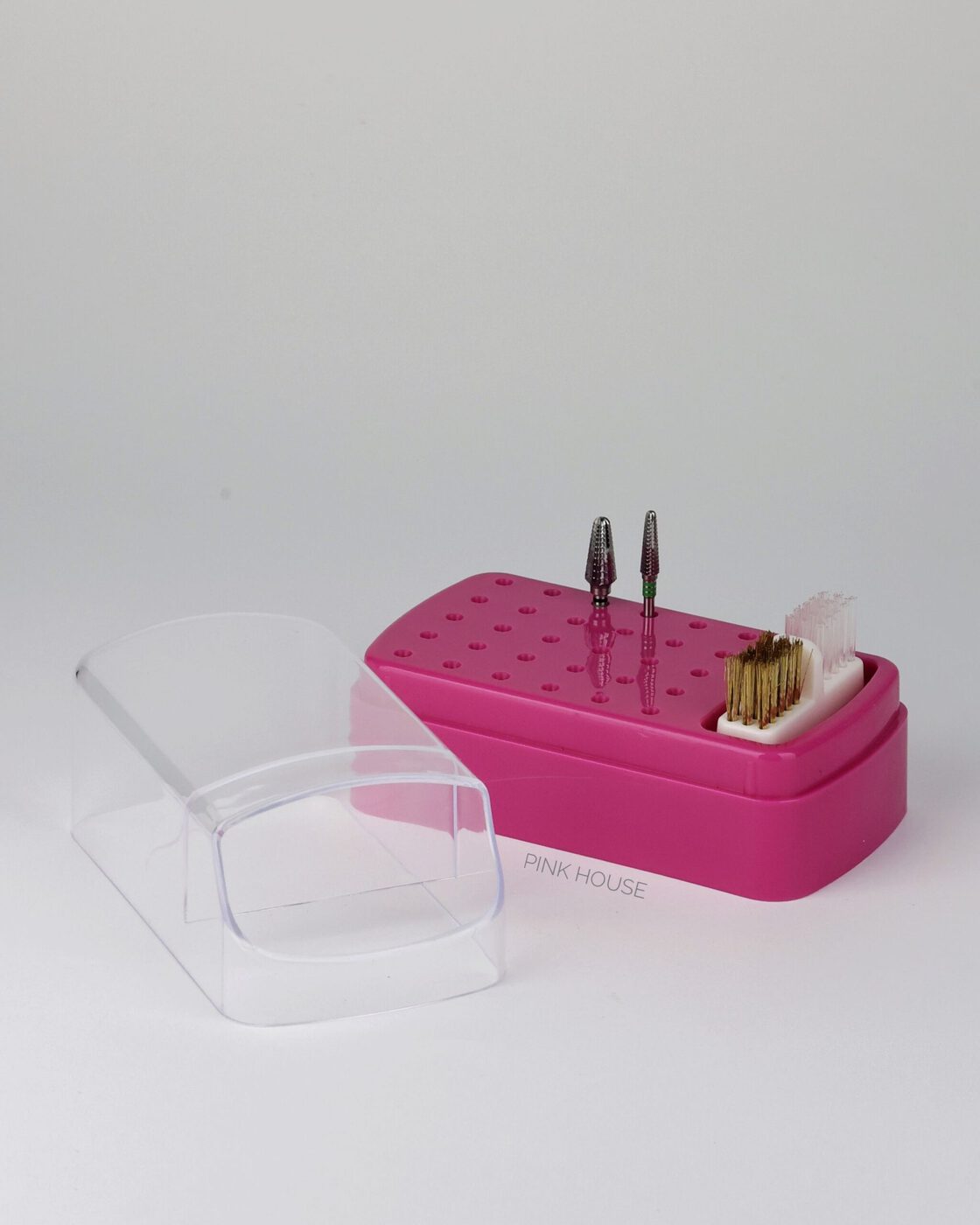 подставка д/фрез экспресс со щеткой малиновая*-img-2