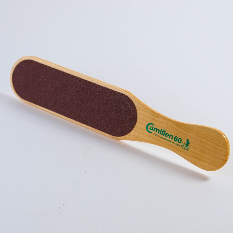 Терка для педикюра Camillen 60 деревянная прямая форма-img-0