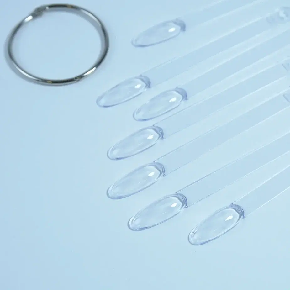 Палитра-веер на кольце "овал" прозрачная-img-2