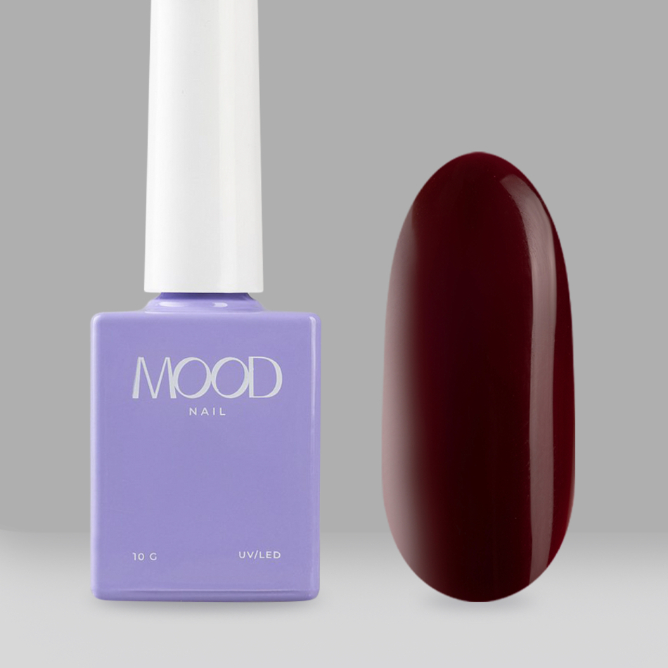 MOODNAIL Однофазный Гель-лак Pedicure collection Bordo 10г-img-0