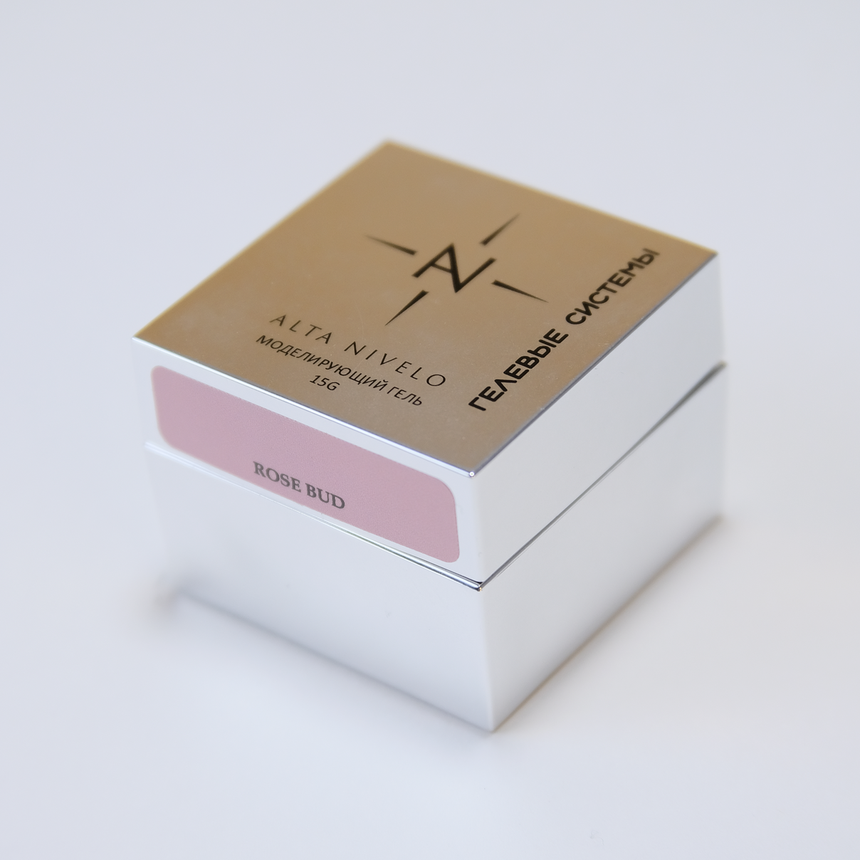 Alta Nivelo Гель для моделирования густой вязкости ROSE BUD 15г-img-0