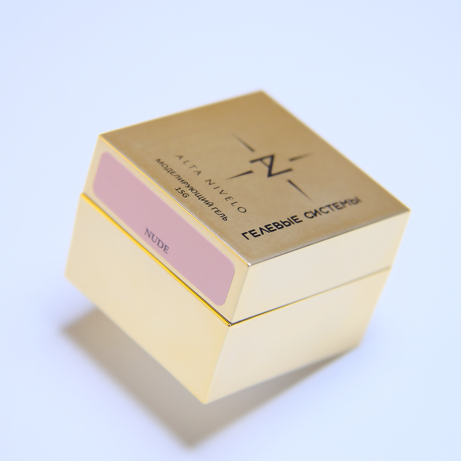 Alta Nivelo Гель для моделирования средне-жидкой вязкости NUDE 15г-img-0