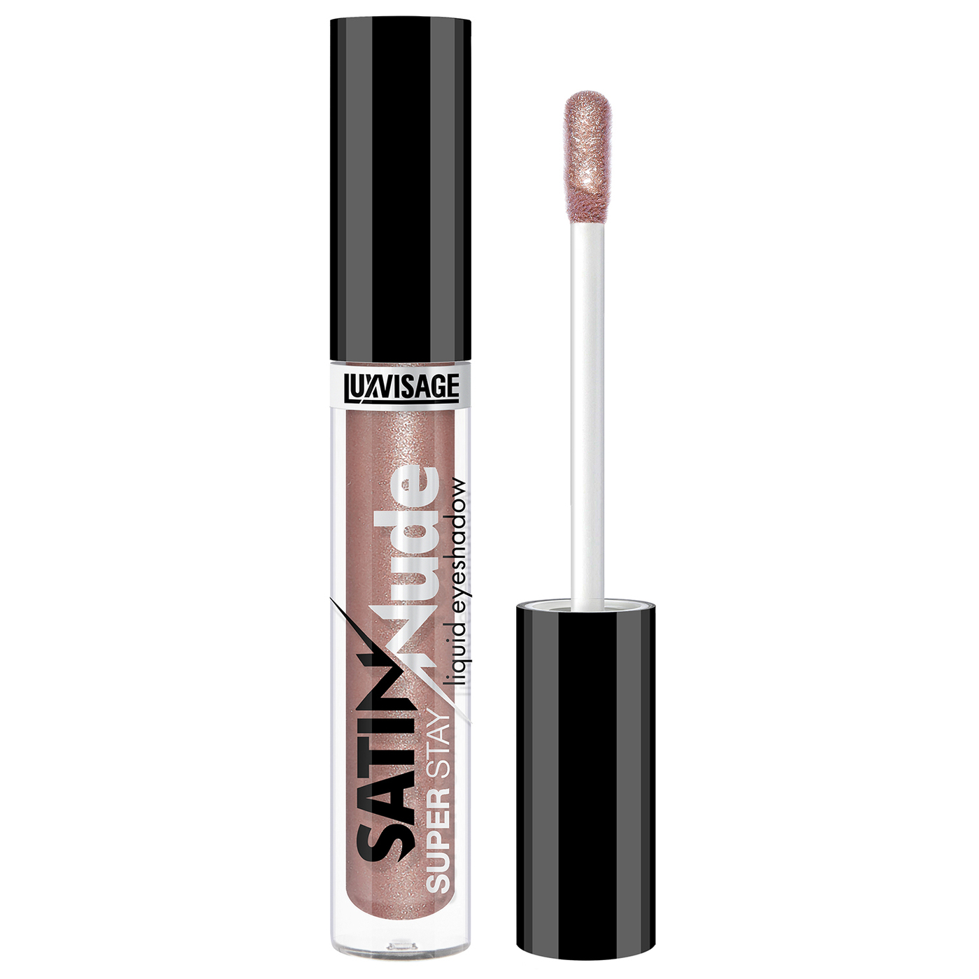 Жидкие тени для век LUXVISAGE SATIN Nude super stay, 205 тон-img-0
