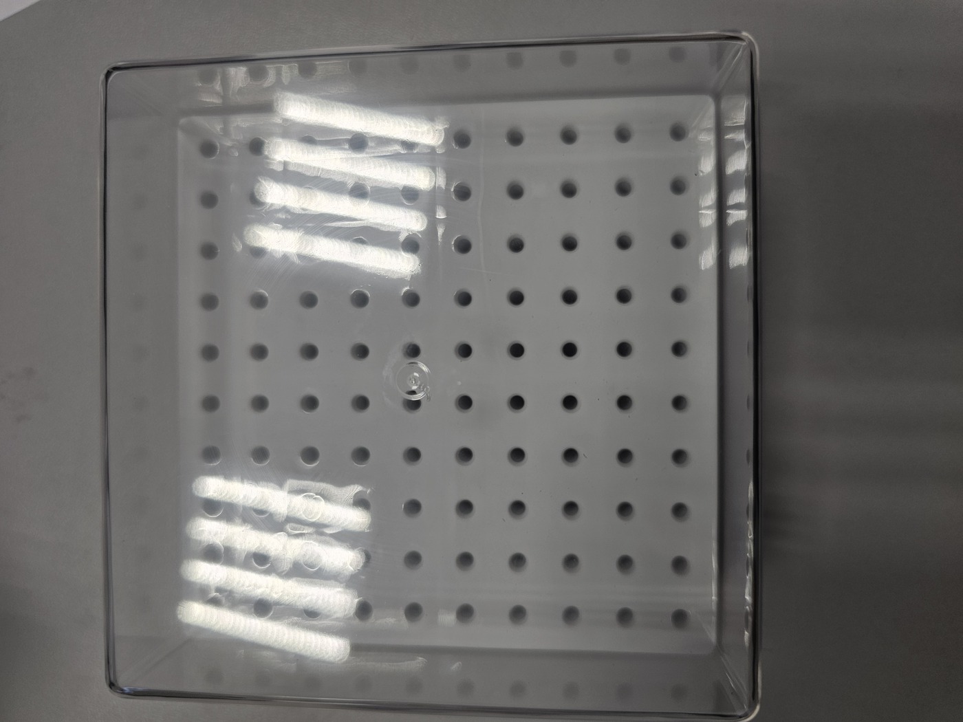 Подставка для фрез квадратная, белая-img-0