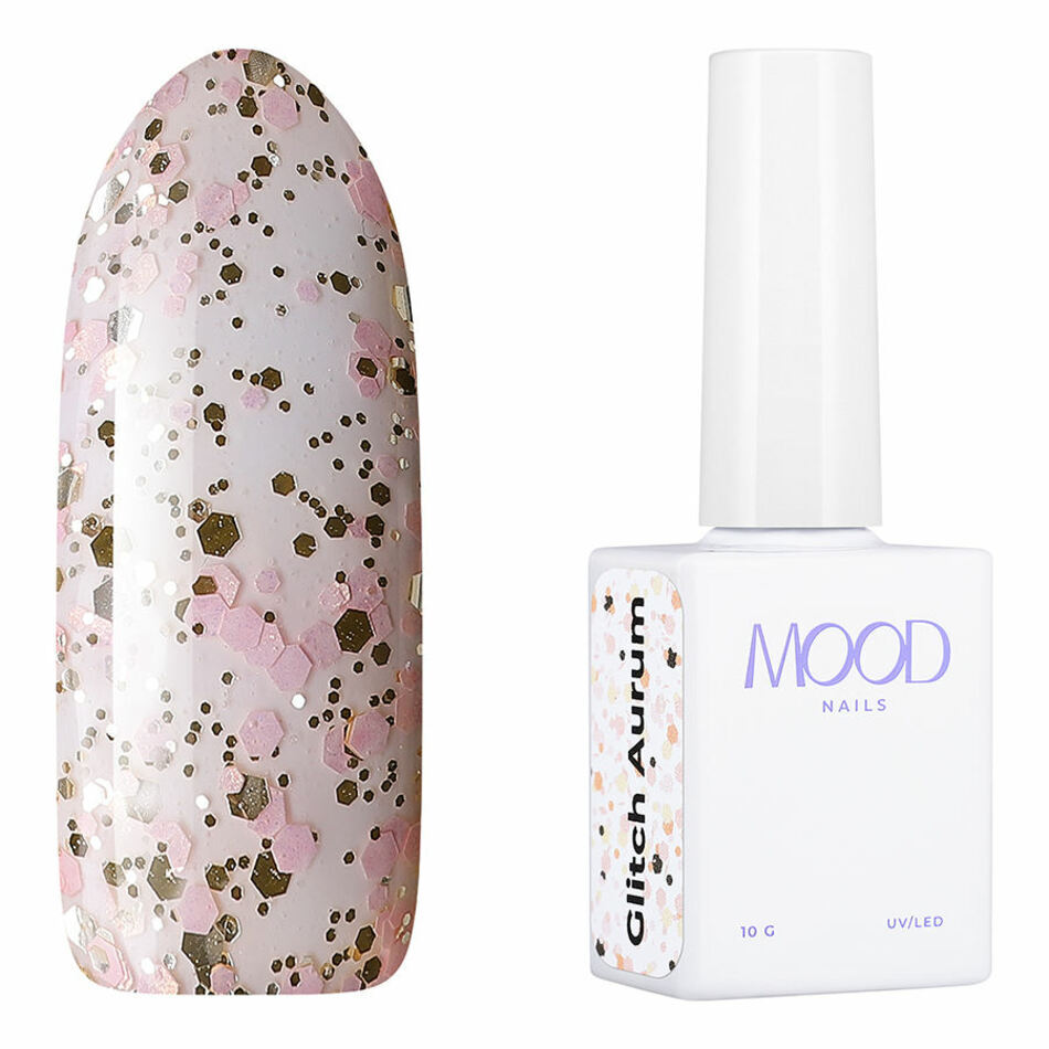 Гель-лак MOODNAIL Glitch Aurum 10г-img-0