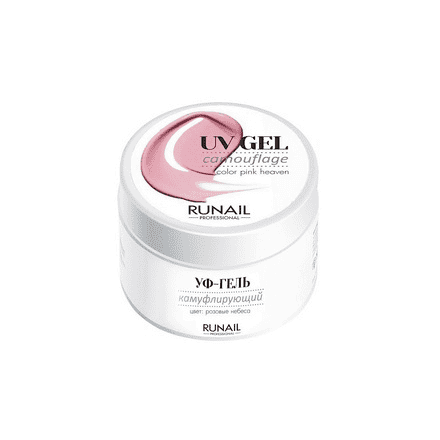 RuNail Камуфлирующий УФ-гель 3447 Розовые небеса 15 г-img-0