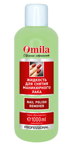 Жидкость для снятия лака без ацетона Omila "Нежность"  1000мл-img-0