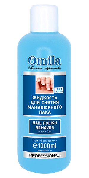 Жидкость для снятия лака без ацетона Omila "Лагуна" 1000мл-img-0