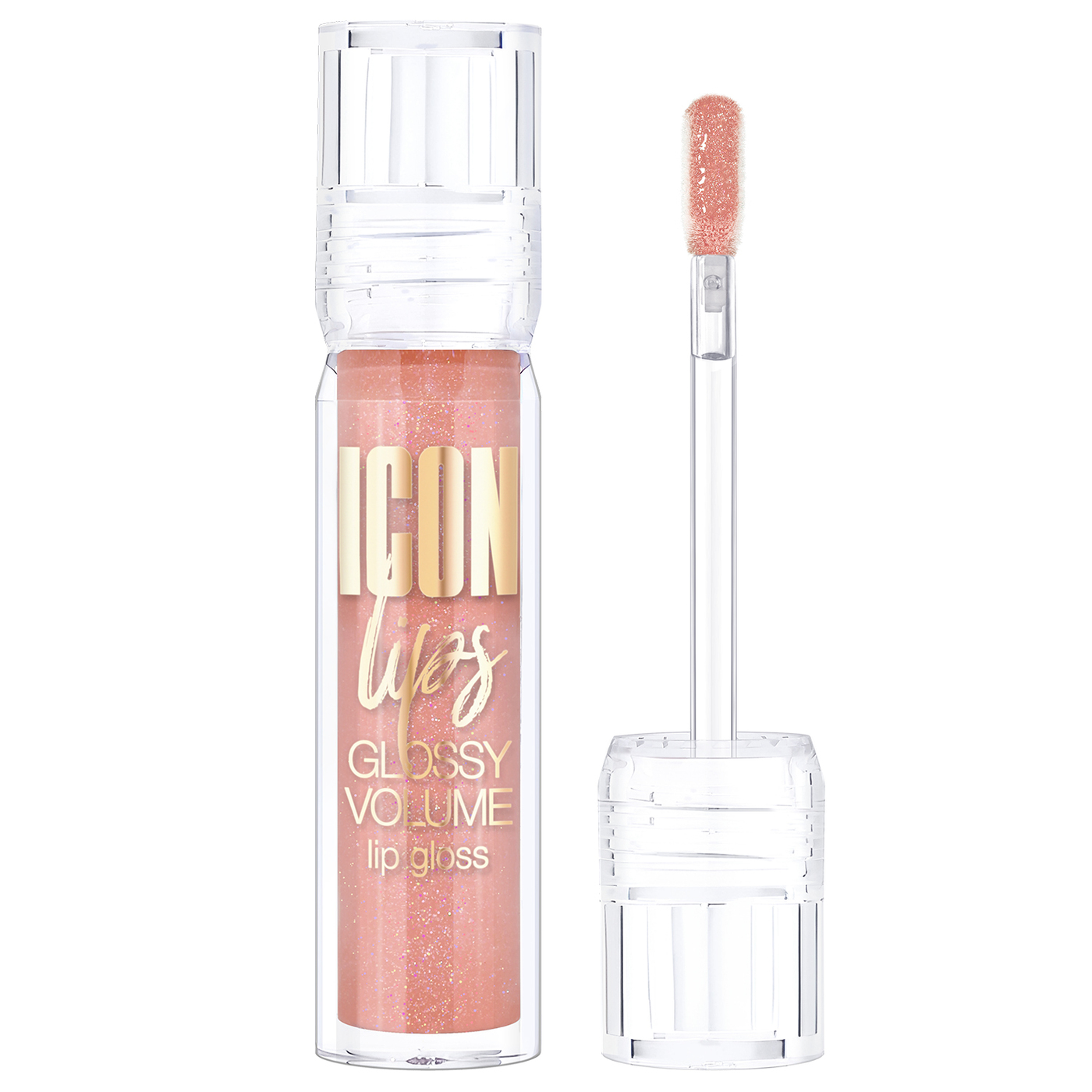 LUXVISAGE Блеск для губ с эффектом объёма тон 504 Dusty Rose "ICON lips glossy volume"-img-0