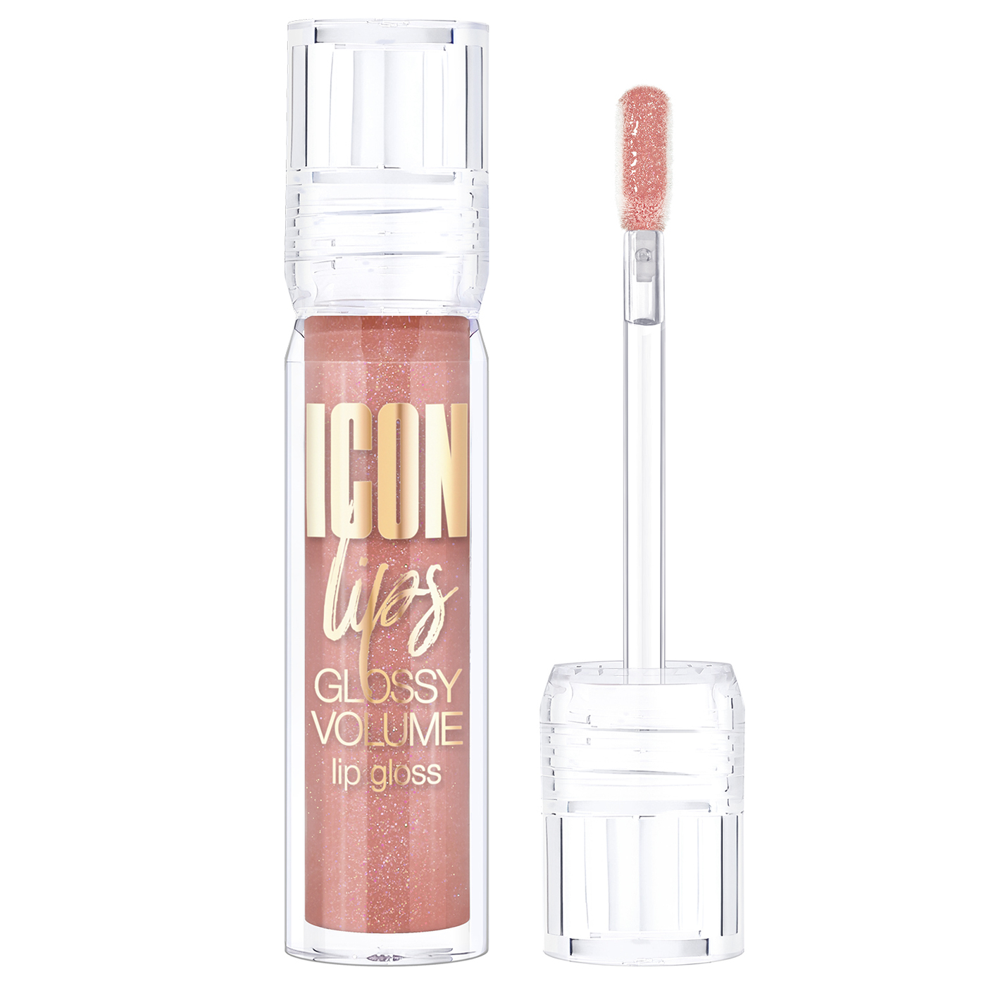 LUXVISAGE Блеск для губ с эффектом объёма тон 505 Ice Beige "ICON lips glossy volume"-img-0