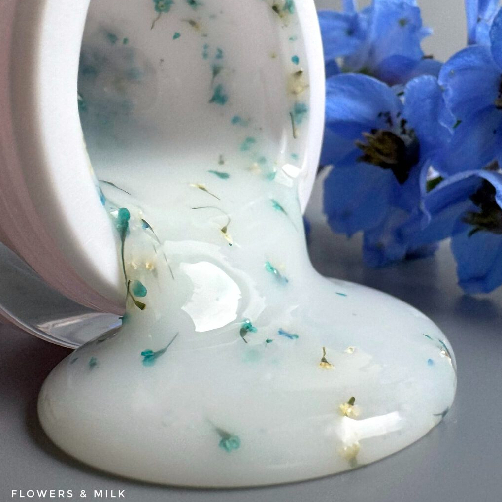Гель flowers с сухоцветами Pink House-img-0
