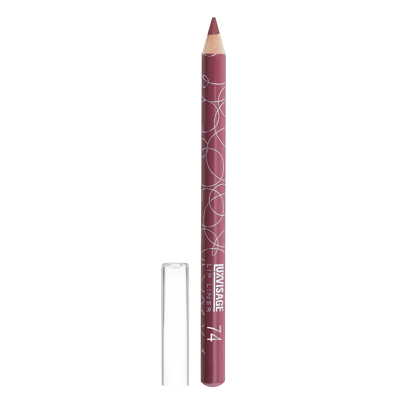 LUXVISAGE Карандаш для губ тон 74 пыльный лиловый-img-0
