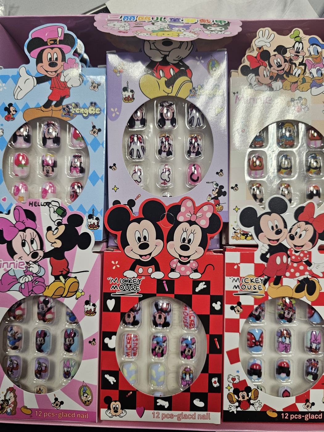 Ногти накладные, детские "Mickey Mouse"-img-0