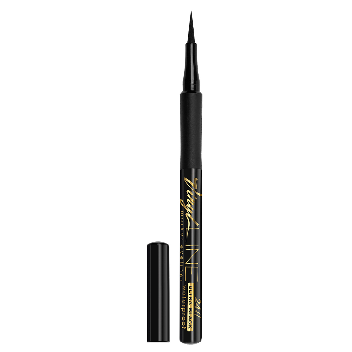 Подводка-ФЛОМАСТЕР для глаз LUXVISAGE VINYL LINE ultra black 24H waterproof/6-img-0