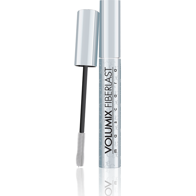 EVELINE "Volumix Fiberlast" серебро Тушь для ресниц ультраудлиняющая черный 9 мл-img-0