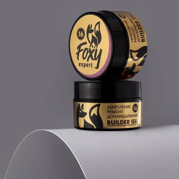Foxy Гель для укрепления, ремонта и донаращивания до 5мм #16 (Builder gel) 15g (банка)-img-1