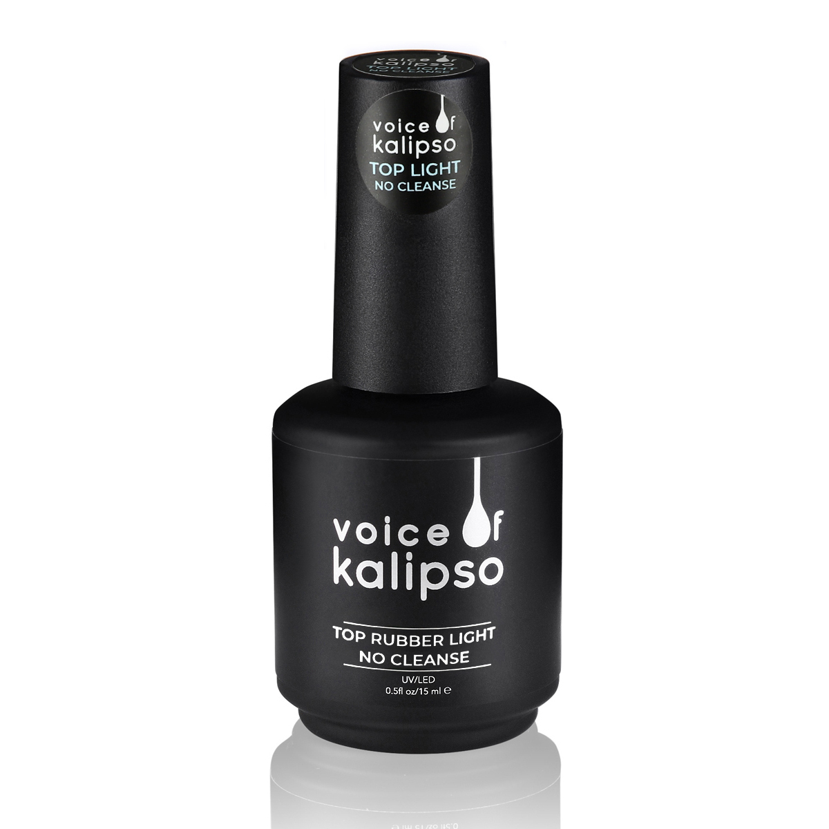 KALIPSO Тop Rubber Light no cleanse- Каучуковое верхнее покрытие для гель-лака без л/с-img-0