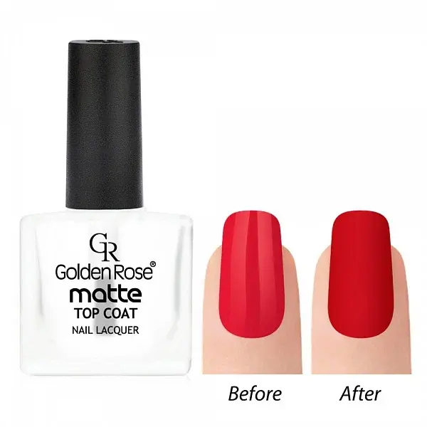 Лак "Golden Rose" Matte Top Coat Nail Lacquer-img-0