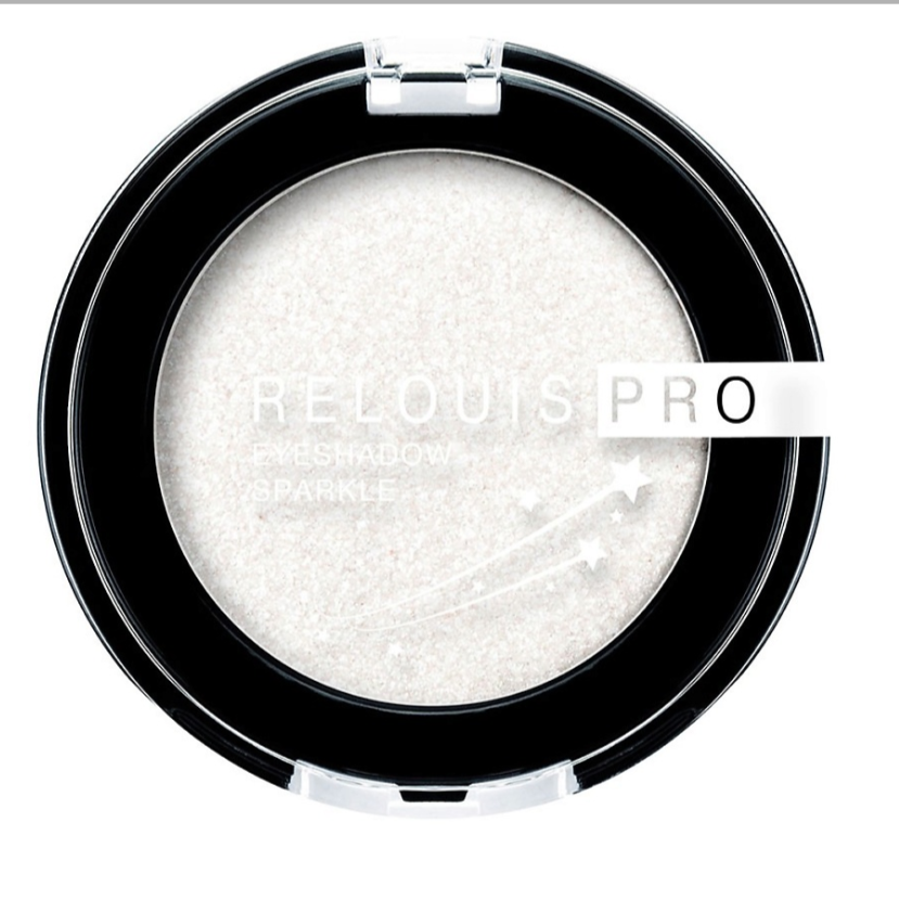 тон 01 (Snow) Тени для век RELOUIS PRO Eyeshadow SPARKLE-img-0