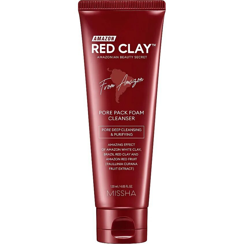 MISSHA Red Clay Pore pack foam cleanser From Amazon Пена для умывания-img-0