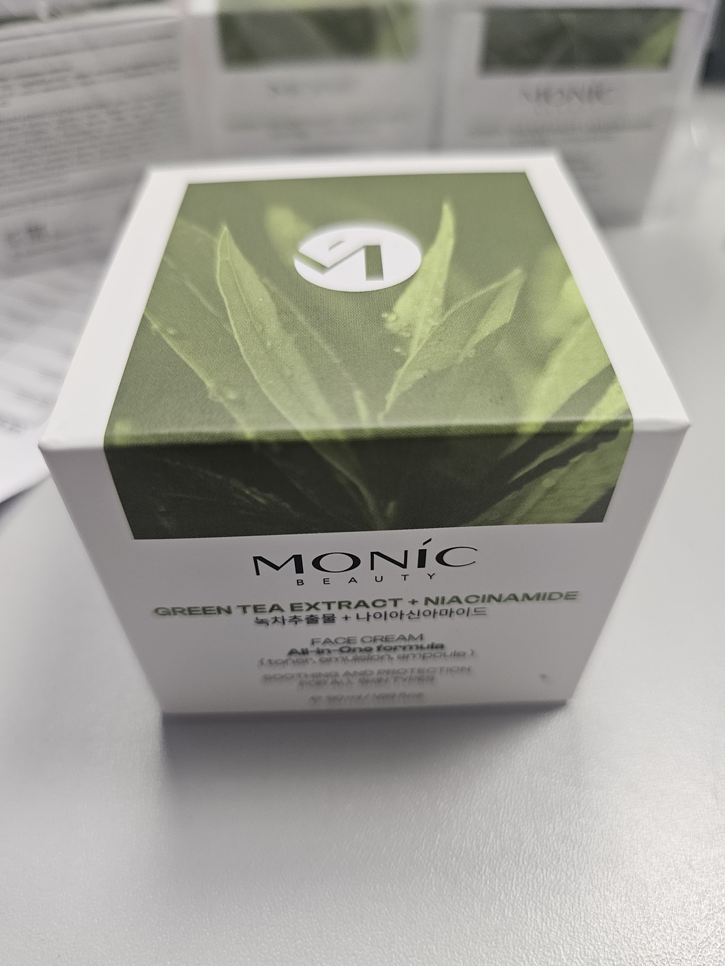 MONIC BEAUTY "All in one"  Крем для лица с экстрактом зеленого чая и ниацинамидом-img-0