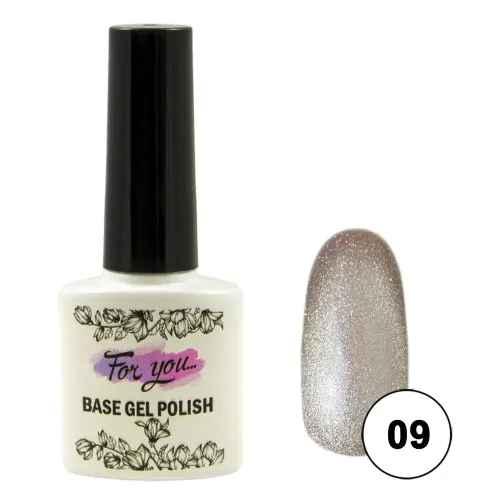 Гель-лак FOR YOU Cat s eye CRYSTAL № 09-img-0
