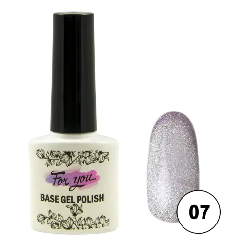 Гель-лак FOR YOU Cat"'s eye CRYSTAL № 07-img-0