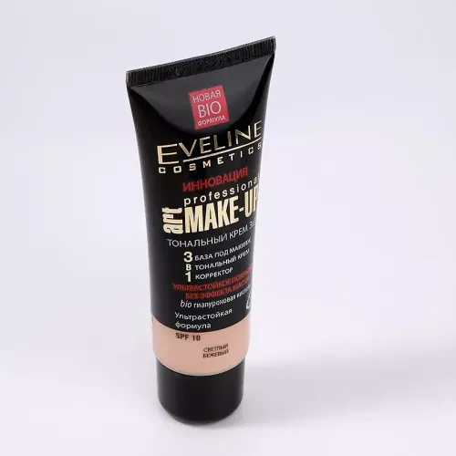 EVELINE Тональный крем 3в1 "Art Professional Make-Up" SPF10-img-1