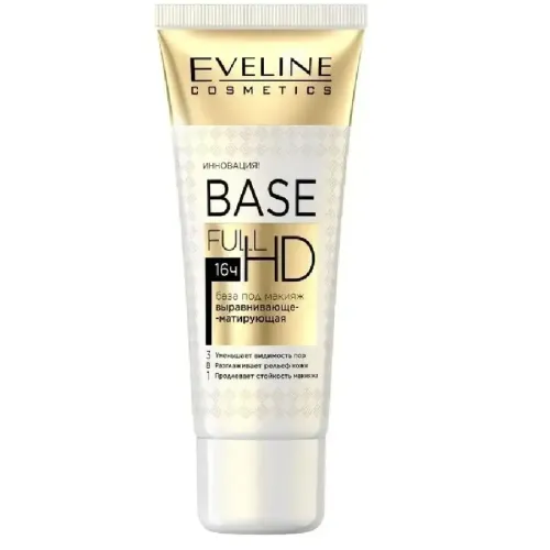 EVELINE База под макияж Выравнивающе-Матирующая "BASE FULL HD 16ч"-img-0