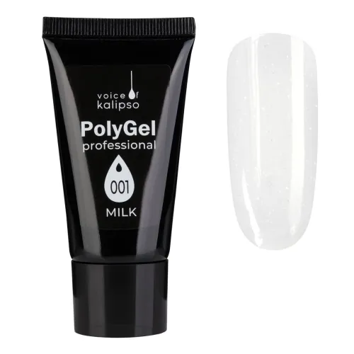 Полигель №001 MILK молочный с шиммером, 30 мл-img-0