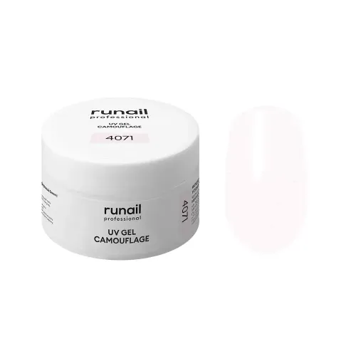 runail Камуфлирующий УФ-гель 4071 Фарфоровый блеск 15 г-img-0