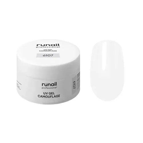 runail Камуфлирующий УФ-гель (цвет: Молочный коктейль), 56 г №6107-img-0