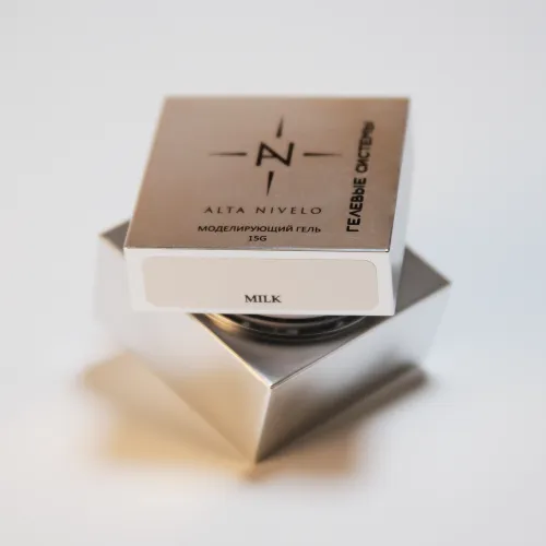 Alta Nivelo Гель для моделирования густой вязкости MILK 15г-img-1