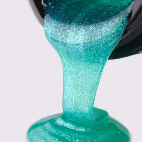Foxy Гель для наращивания с блестками "Новая формула" в банке (Builder gel PARTY) 15g-img-2