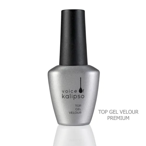 KALIPSO Top Gel Velour PREMIUM- Велюровое верхнее покрытие для гель-лака PREMIUM-img-0