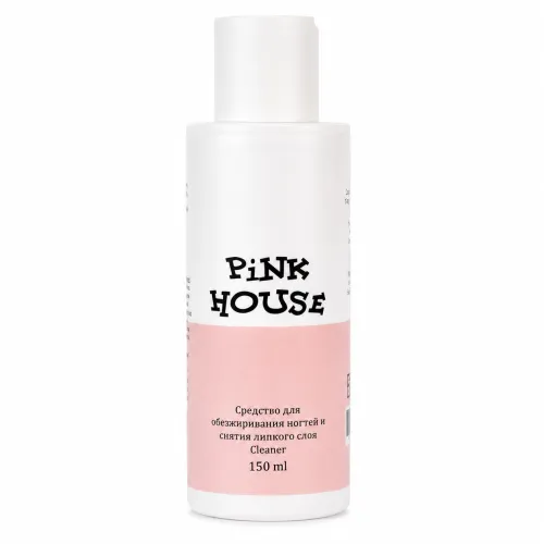 Средство для обезжиривания и снятия липкого слоя Cleaner Pink House 150 мл-img-0